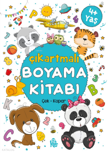 Çıkartmalı Boyama Kitabı - 4 Yaş +;Çek - Kopar