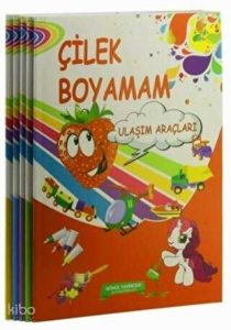 Çilek Boyamam Seti - Ulaşım Araçları 5 Kitap
