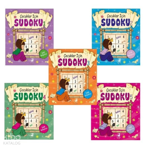 Çocuklar İçin Sudoku Set (5 Kitap)