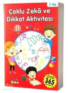 Çoklu Zeka ve Dikkat Aktivitesi 3 Yaş - Kırmızı Kitap