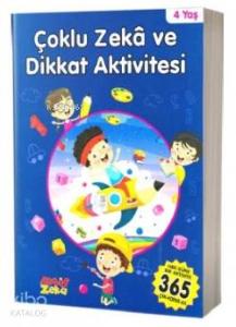 Çoklu Zeka ve Dikkat Aktivitesi 4 Yaş - Mavi Kitap