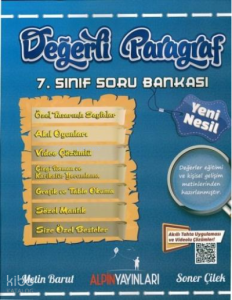 Değerli Paragraf 7. Sınıf Soru Bankası Alpin Yayınları