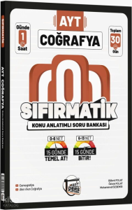 Ders Platosu AYT Coğrafya Sıfırmatik Konu Anlatımlı Soru Bankası