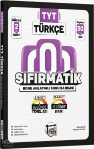 Ders Platosu TYT Türkçe Sıfırmatik Konu Anlatımlı Soru Bankası