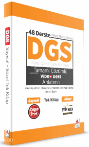 DGS Kitap Konu Özetli Soru Bankası Video Anlatımlı Tek Kitap