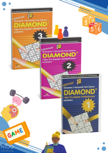 Diamond - Sudoku Akıl Dolu Oyunlar;7’den 77’ye Düşünen Tüm İnsanlar İçin IQ Geliştiren 3 Cep Boy Kitap