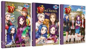 Disney Manga Yeni Nesil Özlü Kötüler Üçlemesi 3 Kitap Set