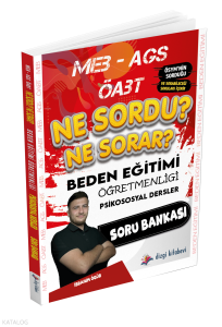 Dizgi Kitap 2025 ÖABT MEB-AGS Beden Eğitimi Öğretmenliği Psikososyal Dersler Ne Sordu Ne Sorar Soru Bankası