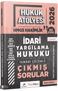 Dizgi Kitap 2026 Hukuk Atölyesi HMGS Hakimlik İdari Yargılama Hukuku Çıkmış Sorular Çözümlü