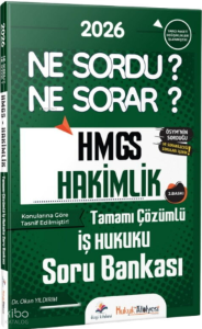 Dizgi Kitap 2026 Hukuk Atölyesi HMGS Hakimlik İş Hukuku Ne Sordu Ne Sorar Soru Bankası