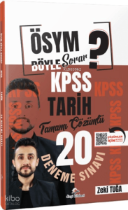 Dizgi Kitap ÖSYM Böyle Sorar 2026 KPSS Tarih Tamamı PDF Çözümlü 20 Deneme Sınavı
