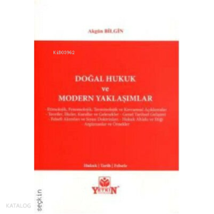 Doğal Hukuk ve Modern Yaklaşımlar