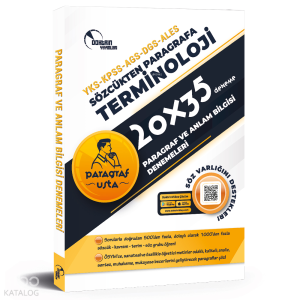 Doktrin KPSS MEB-AGS DGS ALES YKS Terminoloji Paragraf ve Anlam Bilgisi 20x35 Deneme Çözümlü