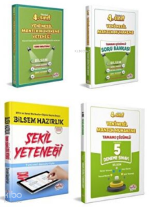 EDİTÖR 4. SINIF BİLSEM HAZIRLIK KİTAPLARI SETİ 4 LÜ SET