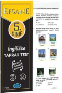 Efsane Yayınları 5. Sınıf İngilizce Efsane Yaprak Test
