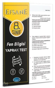 Efsane Yayınları 8. Sınıf Fen Bilimleri Yaprak Test