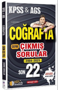 Eğit Akademi KPSS Coğrafya Son 22 Yıl Çıkmış Sorular