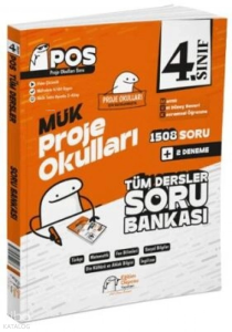 Eğitim Deposu 4. Sınıf Proje Okulları MÜK - Pos Soru Bankası Eğitim Deposu Yayınları