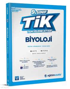 Eğitim Vadisi 2025 9. Sınıf Biyoloji Tik Tam İzleme Kitabı