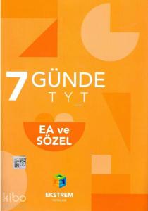 Ekstrem Yayınları TYT 7 Günde Eşit Ağırlık ve Sözel Ekstrem 