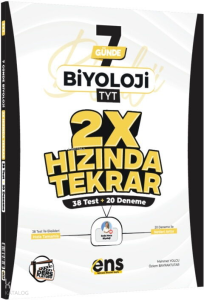 ENS TYT Biyoloji 7 Günde 2X Hızında Tekrar