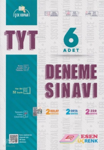 Esen - Üçrenk Tyt 6' Lı Deneme Seti (Kolay-Orta-Zor)
