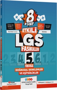 Etkili Matematik Yayınları LGS 8. Sınıf Etkili Fasikül Doğrusal Denklemler ve Eşitsizlikler 5