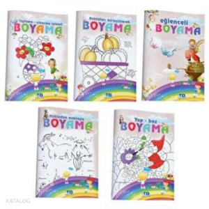 Etkinlikli Boyama Kitabı(5 Kitap)