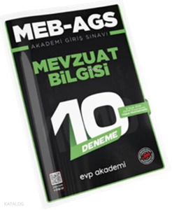 EVP Akademi MEB - AGS Mevzuat Bilgisi 10 Deneme