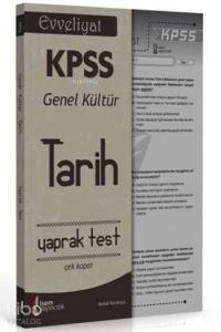 Evveliyat KPSS Tarih Çek Kopar Yaprak Test 2016