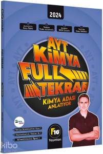 F10 Yayınları 2024 AYT Kimya Full Tekrar Video Ders Kitabı