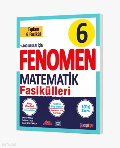 Fenomen 6. Sınıf Matematik Fasikül Seti