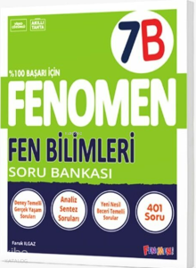 Fenomen Okul Yayınları 7. Sınıf Fen Bilimleri B Fenomen Soru Bankası