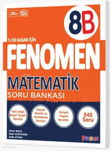 Fenomen 8. Sınıf LGS Fenomen Matematik B Soru Bankası