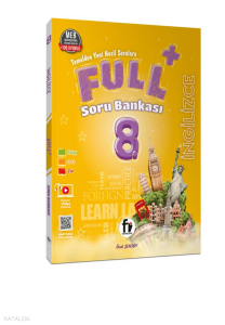 Fi Yayınları 8. Sınıf Full+ İngilizce Soru Bankası