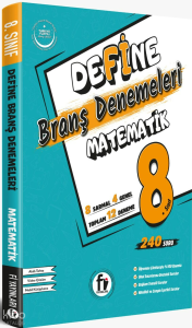 Fi Yayınları 8. Sınıf LGS Define Matematik Branş Denemeleri