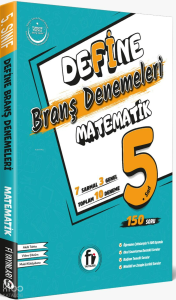 Fi Yayınları Maarif Model 5. Sınıf Define Matematik Branş Denemeleri