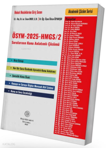 Filiz Kitabevi ÖSYM - 2025 - HMGS - 2 Sorularının Konu Anlatımlı Çözümü