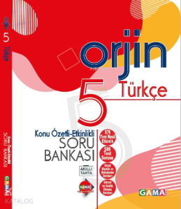 Gama Yayınları 5. Sınıf Orjin Türkçe Konu Özetli Soru Bankası