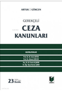 Gerekçeli Ceza Kanunları