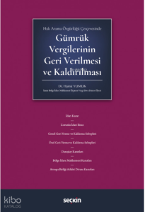 Gümrük Vergilerinin Geri Verilmesi ve Kaldırılması