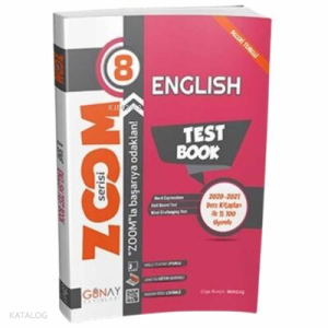 Günay Yayıncılık - 8. Sınıf Zoom Serisi İngilizce Soru Bankası