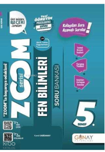 Günay Yayınları 5. Sınıf Zoom Fen Bilimleri Soru Bankası