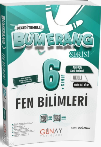Günay Yayınları Bumerang Serisi 6. Sınıf Etkinlikli Fen Bilimleri