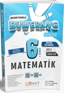 Günay Yayınları Bumerang Serisi 6. Sınıf Etkinlikli Matematik