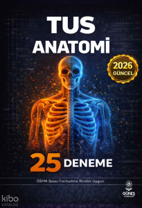 Güneş Kitabevleri 2026 TUS Anatomi 25 Deneme