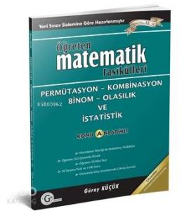Gür Yayınları Öğreten Matematik Fasikülleri Permütasyon Kombinasyon Binom Olasılık ve İstatistik Konu Anlatımlı Gür 