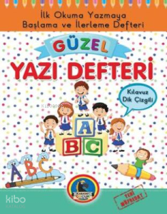 Güzel Yazı Defteri - Kılavuz Dik Çizgili (Büyük Boy)