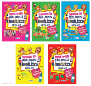 Harika Çocuk 4 - 7 Yaş İngilizce Eğitim Seti (5 Kitap)