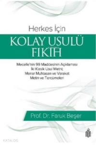 Herkes İçin Kolay Usulü Fıkıh